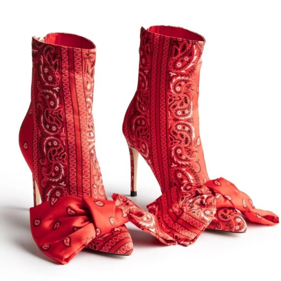 Pink Elephant Icconic Bow Bandana Boot - Picture 1 of 2